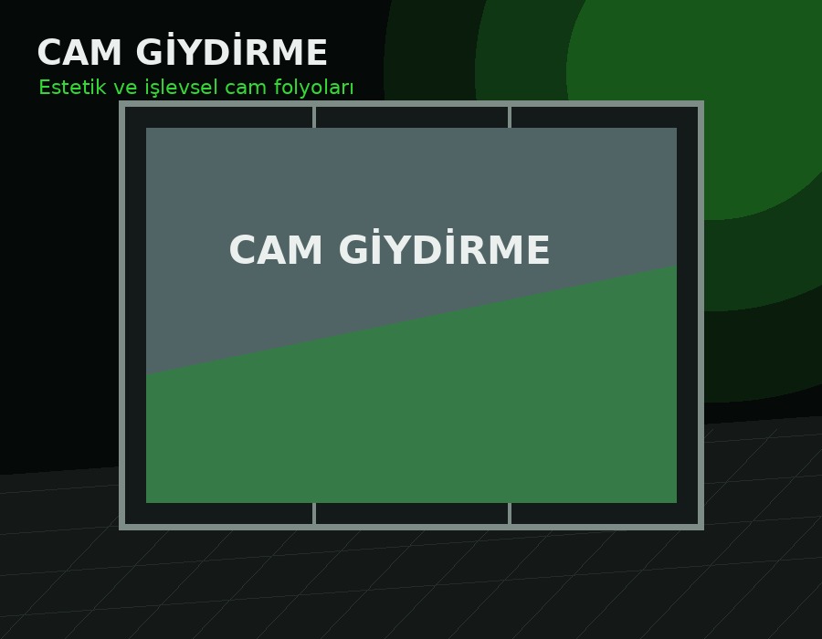 Cam giydirme ve vitrin folyo ürün görseli