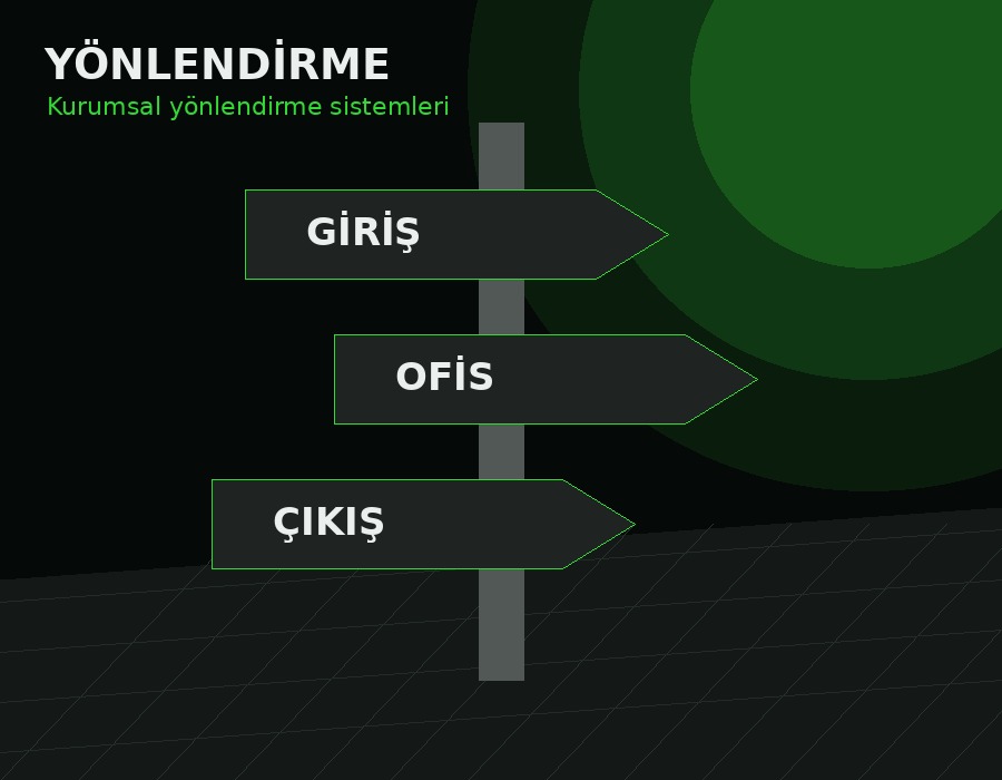 Yönlendirme levhaları ürün görseli